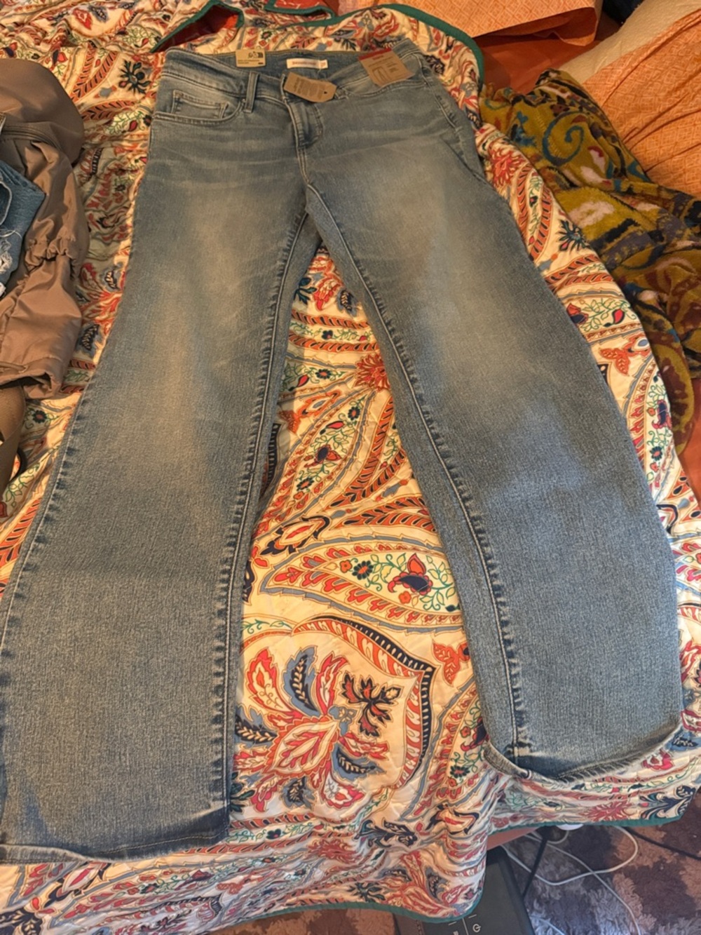 Levi's Light Blue Flared Jeans